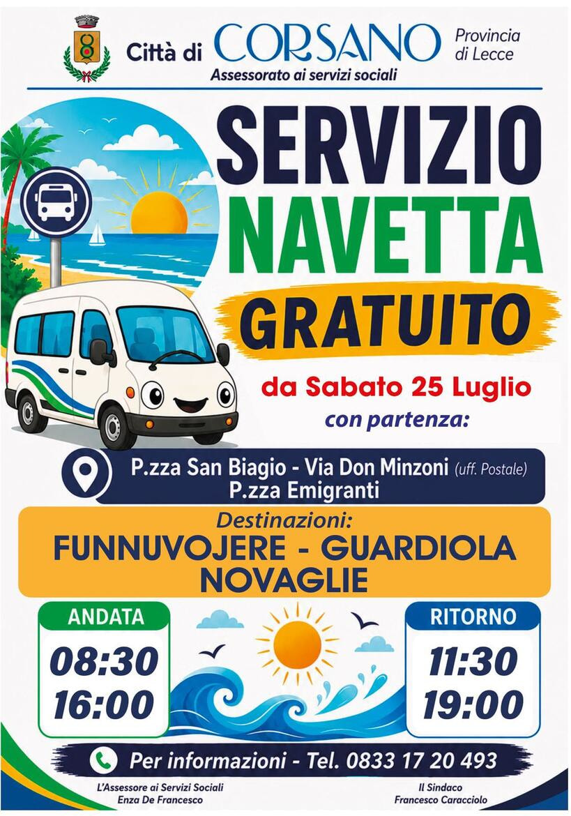 Immagine: Manifesto navetta